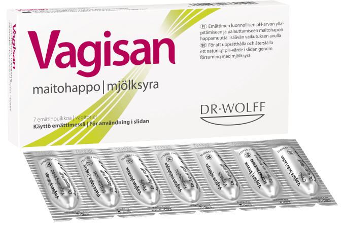 Vagisan Mjölksyra 7 vagitorier Vagisan