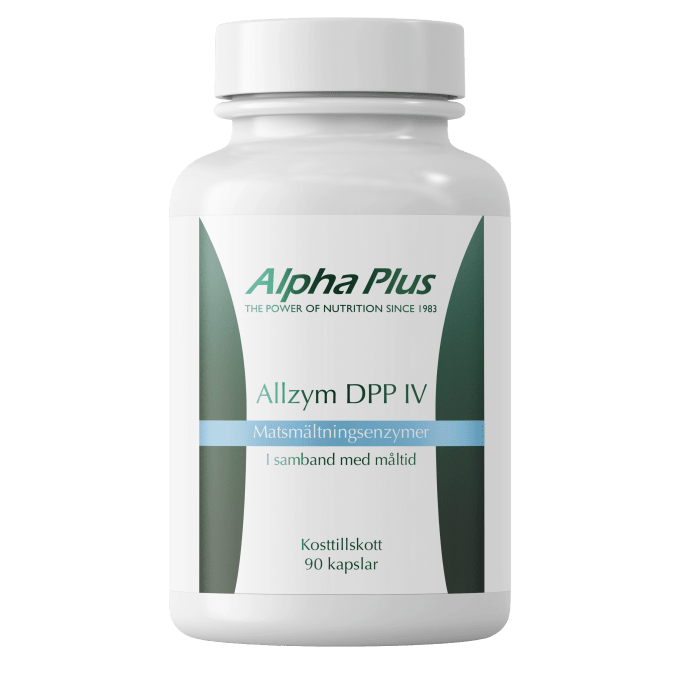 Alpha Plus AllZym DPP IV 90 kapslar Alpha Plus