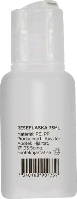 Hjärtats plastflaska reseförpackning 75 ml Hjärtats