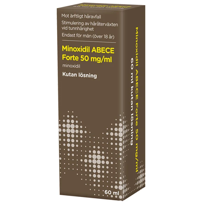 Minoxidil ABECE Forte Kutan lösning 50mg/ml Flaska, 60ml ABECE