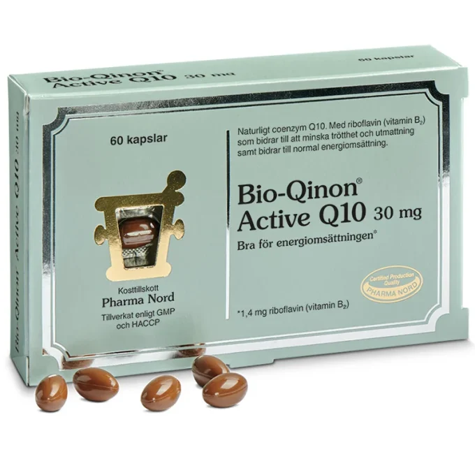 Pharma Nord Bio-Qinon Active Q10 30mg kapslar 60 st Pharma Nord