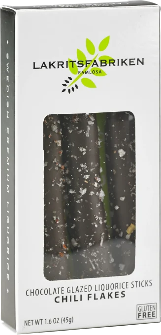 Lakritsfabriken Liquorice Sticks Dark Chocolate & Chili 45 g Lakritsfabriken