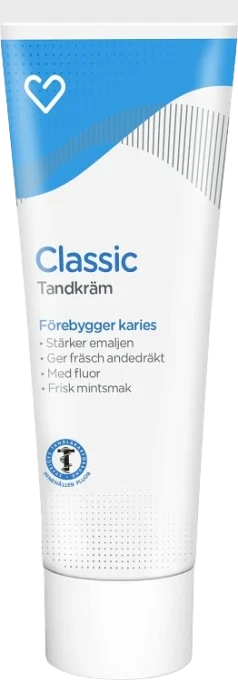 Hjärtats Tandkräm Classic 75 ml Hjärtats