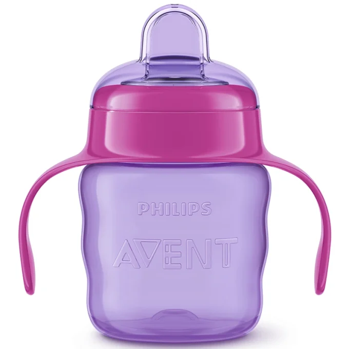 Philips Avent Easy Sip Pipmugg 6 mån+ Lila/Rosa 200 ml Philips Avent