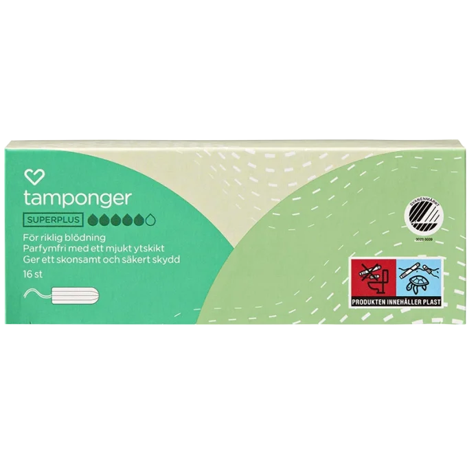 Hjärtats tamponger Super Plus 16st Hjärtats