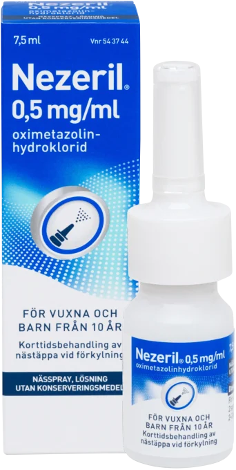Nezeril nässpray 0,5 mg/ml 7,5 ml Nezeril