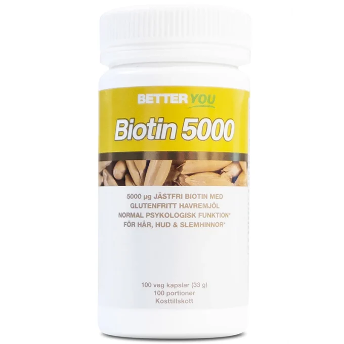 Better You Biotin 5000 100 kapslar Better You