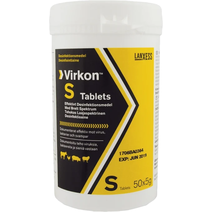 Virkon S Desinfektionsmedel 5 g x 50 tabletter Virkon S
