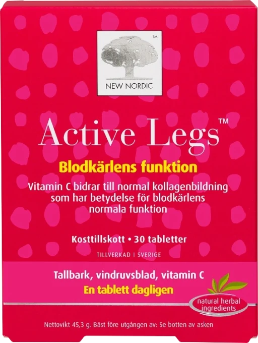 New Nordic Active Legs Tablett 30 st New Nordic
