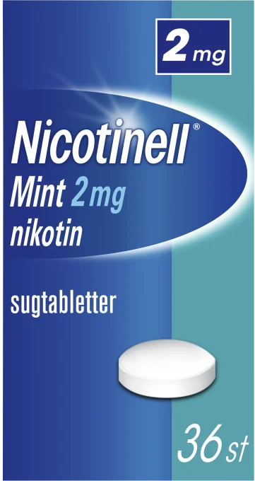 Nicotinell Mint komprimerad sugtablett 2 mg 36 st Nicotinell
