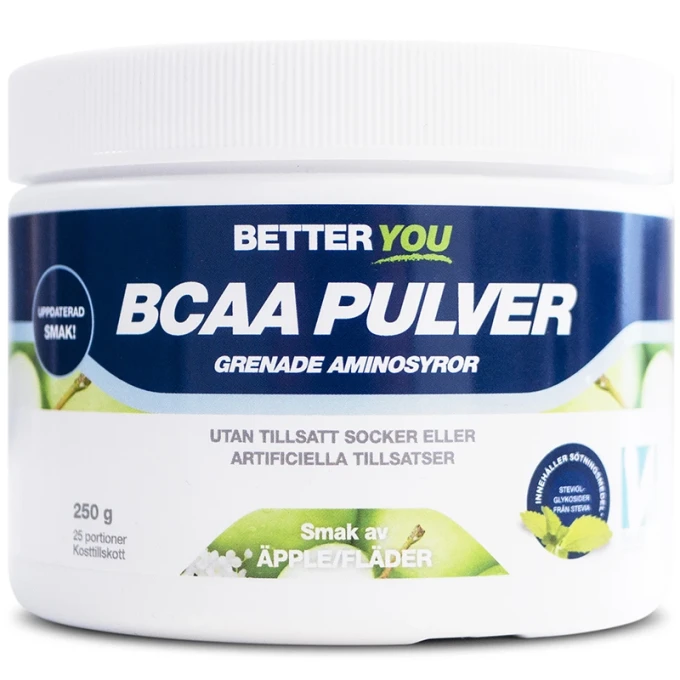 Better You Naturligt BCAA Pulver Äpple/Fläder 250 g Better You