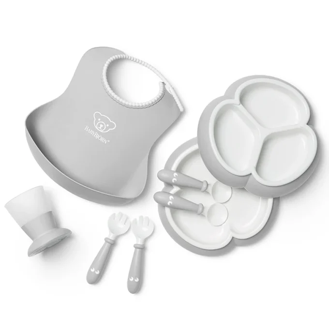 BabyBjörn Barnservis 8 delar Grå Babybjörn