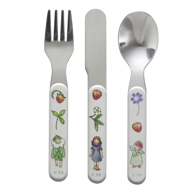 Elsa Beskow Bestick Blomsterbarn Rätt start