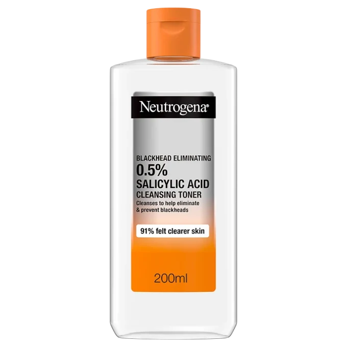 Neutrogena Blackhead Eliminating 0.5 % Salicylic Acid Cleansing Toner 200 ml Neutrogena