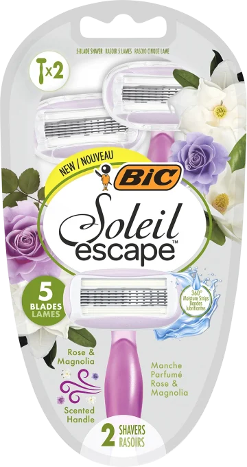 BIC Soleil Escape Rakhyvlar för Kvinnor 2-pack BIC