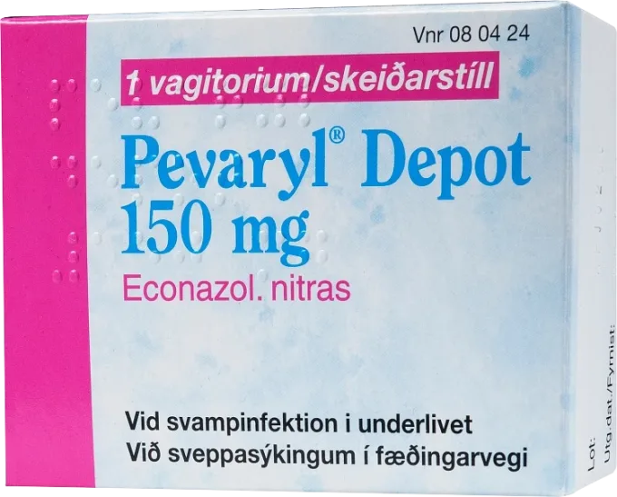 Pevaryl Depot vagitorium 150 mg 1 st Pevaryl