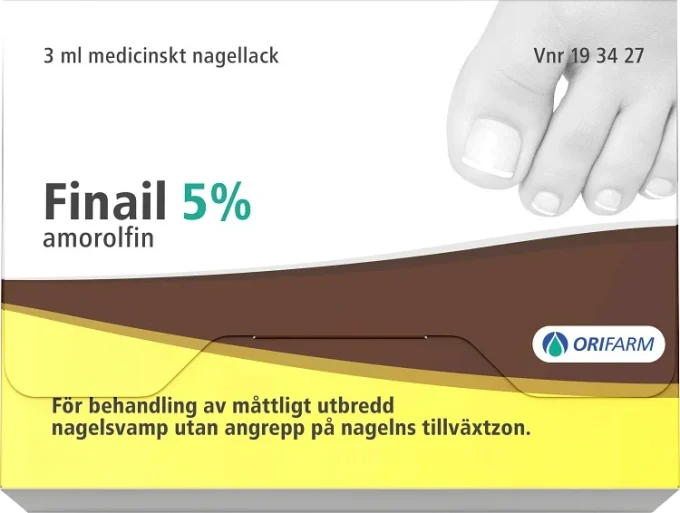 Finail medicinskt nagellack 5% 3 ml Finail