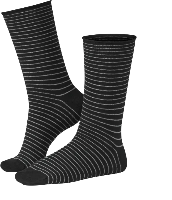 Life Wear Diabetesstrumpa Bambu Randig 43/45 Life Wear