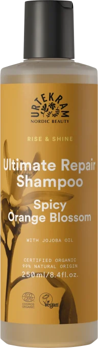 Urtekram Rise & Shine Spicy Orange Blossom Shampoo 250 ml Urtekram