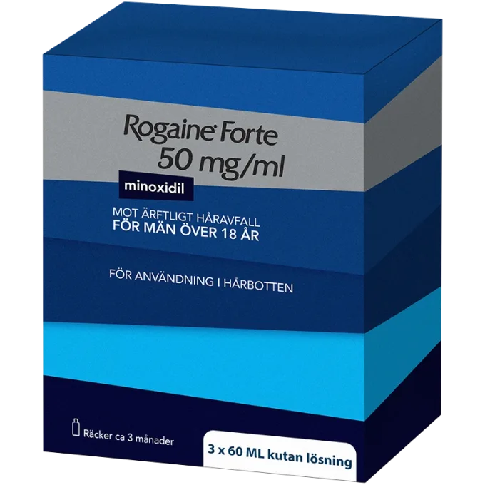 Rogaine Forte lösning 50 mg/ml 3x60 ml Rogaine