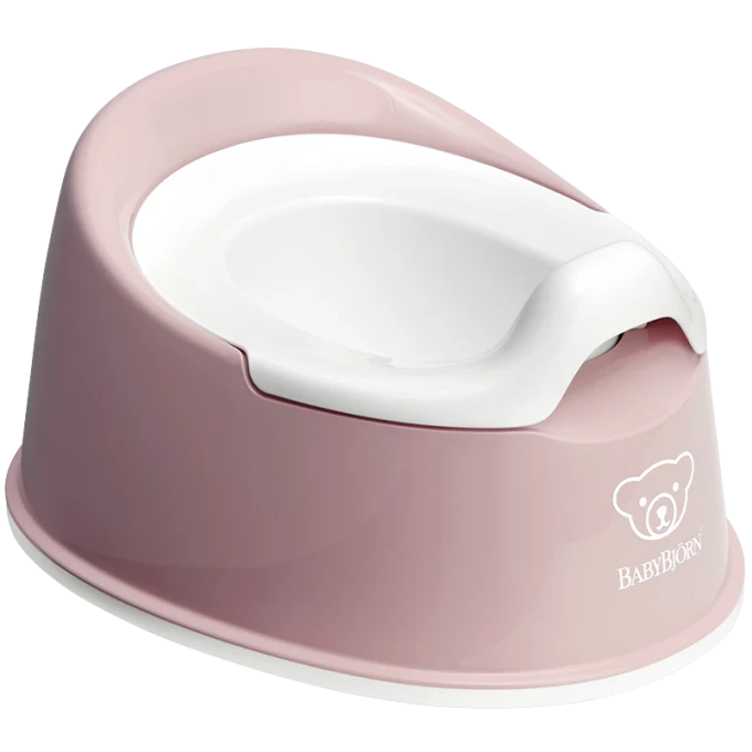 BabyBjörn Smart Potta Blekrosa/Vit Babybjörn