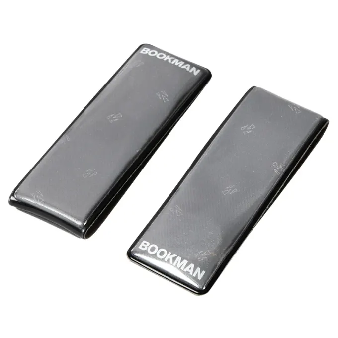 Bookman Clip-On Reflectors Black 2-pack Bookman