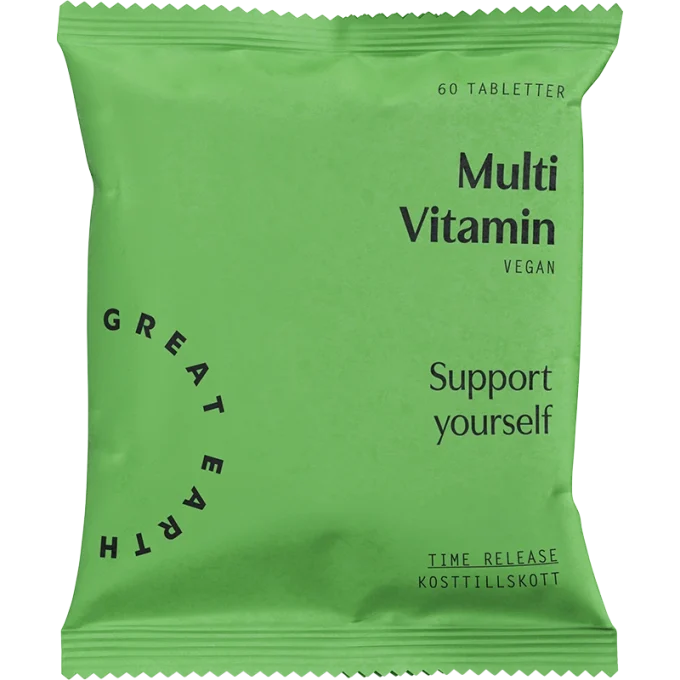 Great Earth Multi Vitamin refill 60 tabletter Great Earth