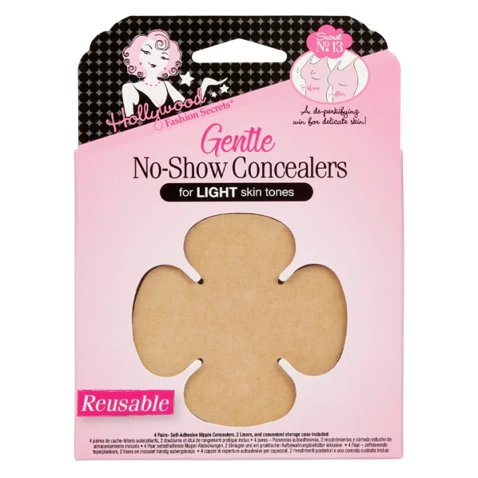 Hollywood Fashion Secrets Gentle No Show Concealers Light 4 par Hollywood fashion secrets
