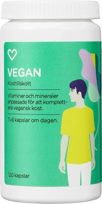 Hjärtats Multivitamin Vegan 120 st Hjärtats