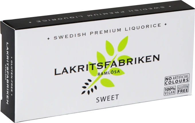Lakritsfabriken Premium Sweet Liquorice 40 g Lakritsfabriken