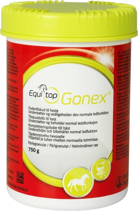 Equitop Gonex Fodertillskott till Häst 750 g Equitop
