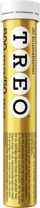 Treo brustablett 500 mg/50 mg 20 st Treo