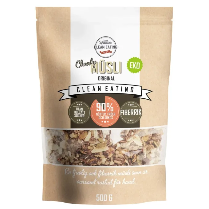Clean Eating Müsli Chunky Original 500 g Clean Eating