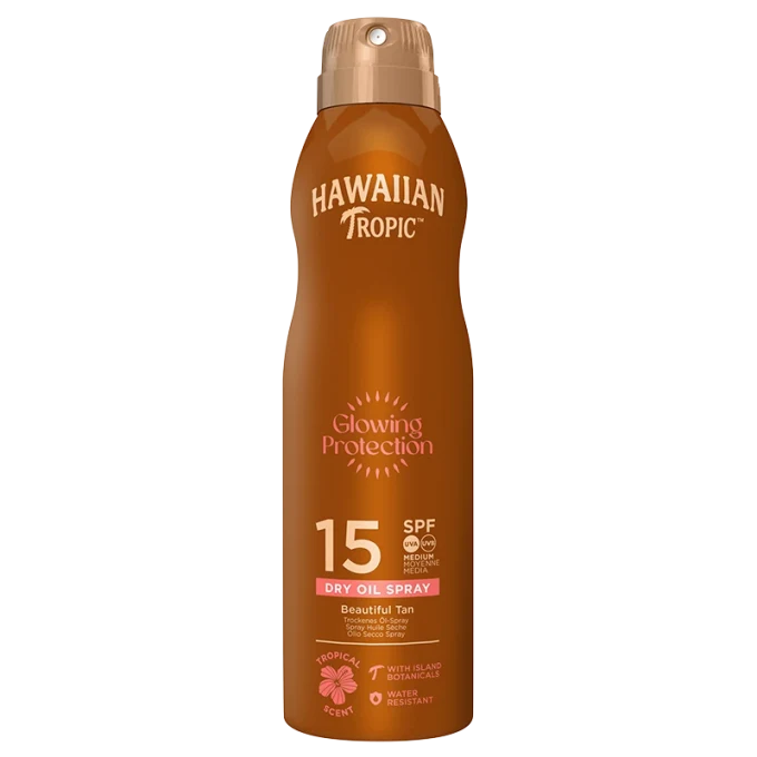 Hawaiian Tropic Glowing Protection Oil C-Spray SPF15 177 ml Hawaiian Tropic