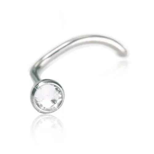 Blomdahl Nässmycke Bezel Crystal Silver 3 mm Blomdahl