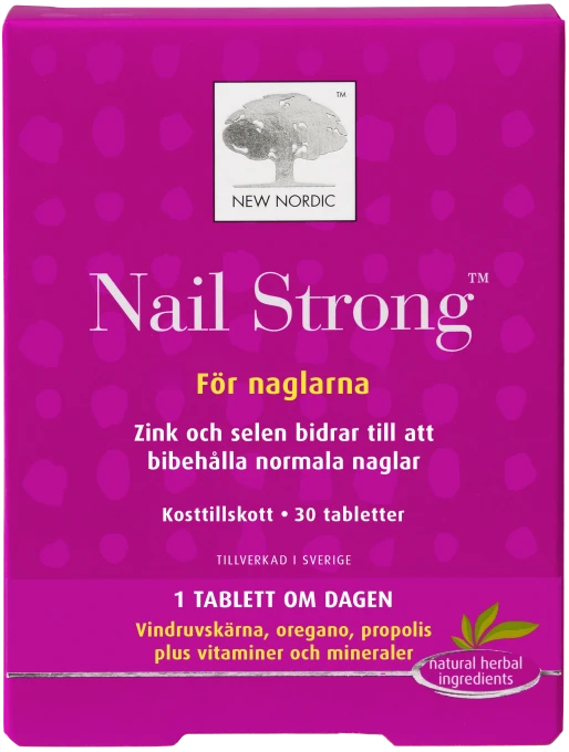 New Nordic Nail Strong Tablett 30 st New Nordic