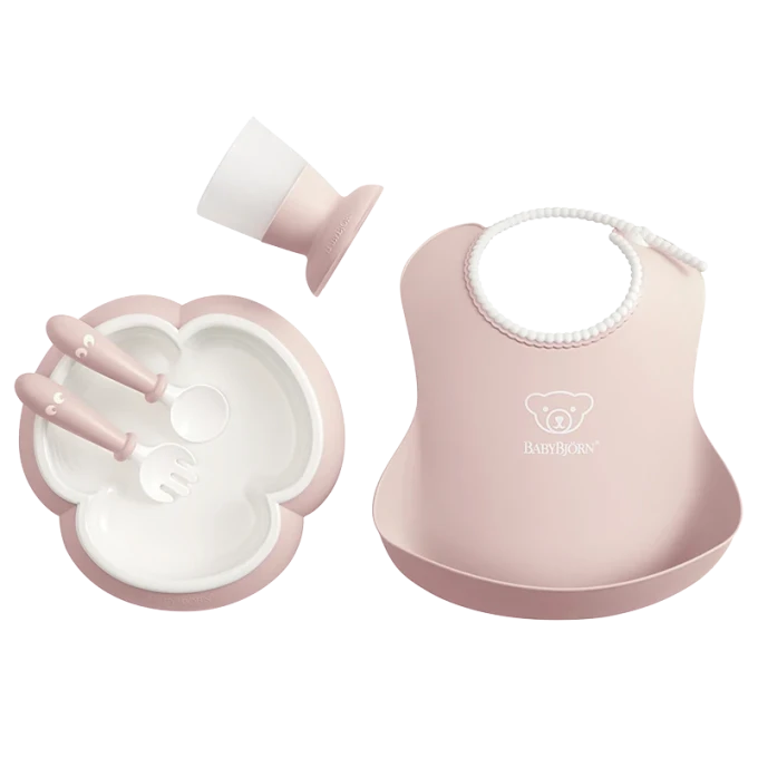 BabyBjörn Middagsset Blekrosa Babybjörn