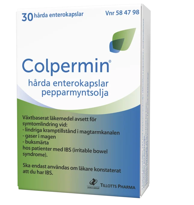 Colpermin® Enterokapsel, hård Blister, 30kapslar Colpermin