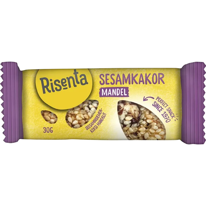 Risenta Sesamkakor Mandel 30 g Risenta
