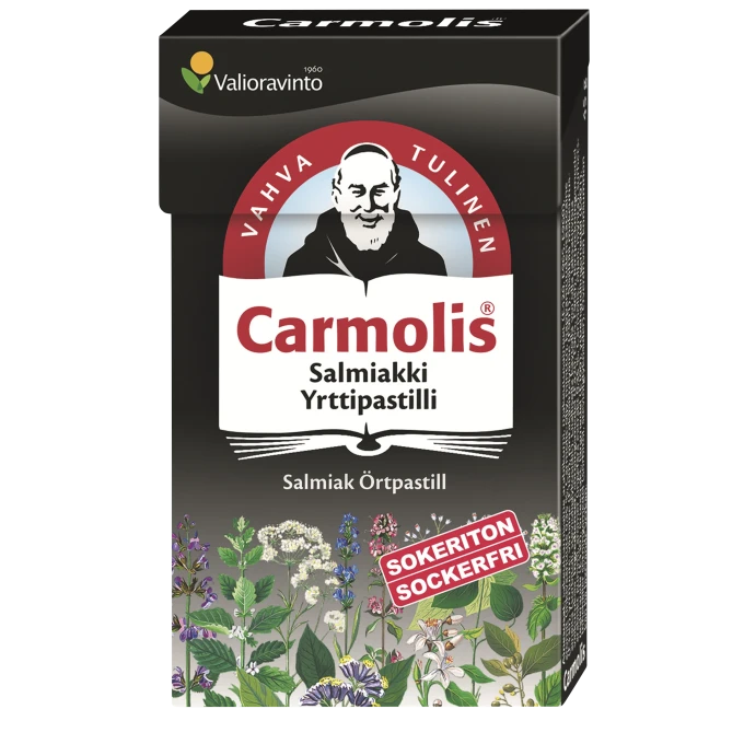 Carmolis Örtpastill Salmiak 45 g Carmolis
