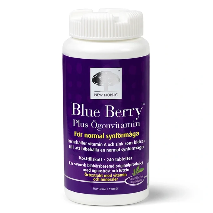 New Nordic Blue Berry Plus Ögonvitamin 240 st New Nordic