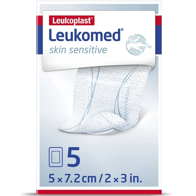 Leukoplast Leukomed Skin Sensitive 5 cm x 7,2 cm 5 st Leukoplast