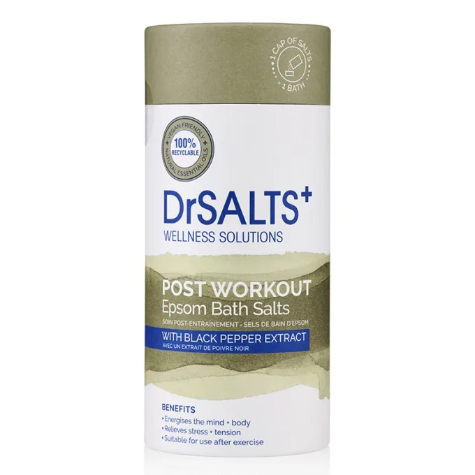DrSALTS+ Post workout Epsom Bath salts 750 g Drsalts+