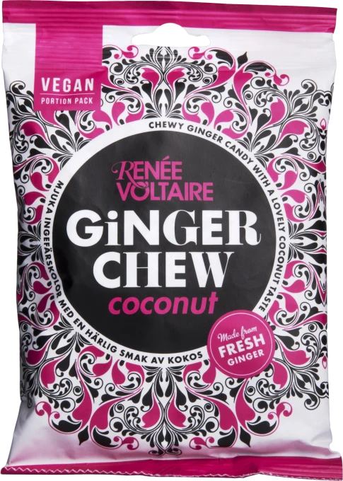 Renée Voltaire Ginger Chews Kokosnöt 120 g Renée Voltaire