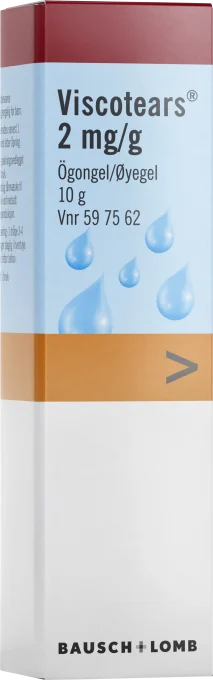 Viscotears ögongel 2 mg/g 10 g Viscotears