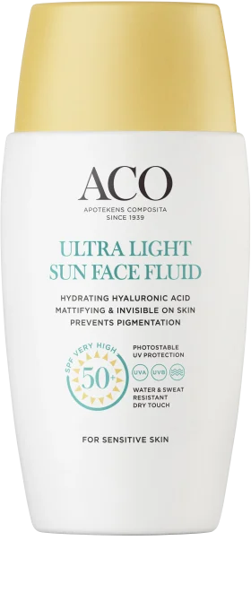 ACO Sun Light Face Fluid SPF 50+, 40 ml ACO