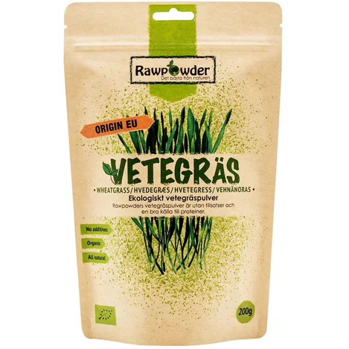 Rawpowder Vetegräspulver 200 g Rawpowder
