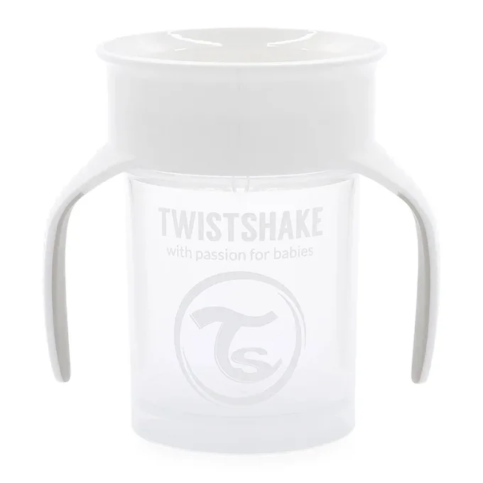 Twistshake 360 Cup 6+ mån White Twistshake