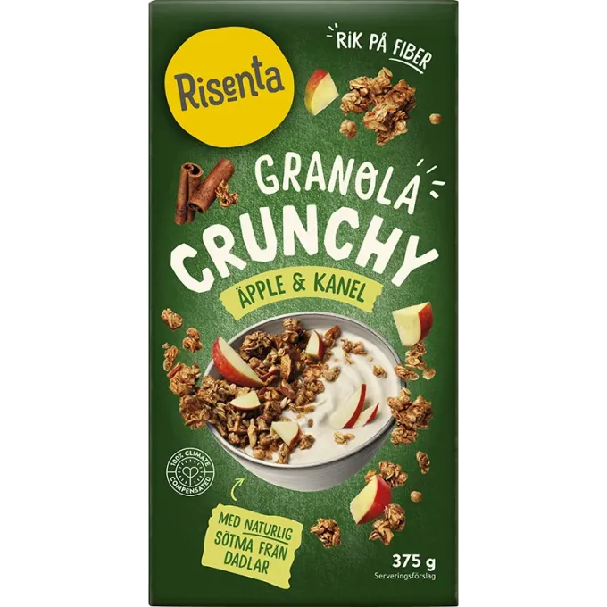 Risenta Granola Äpple Kanel 375 g Risenta