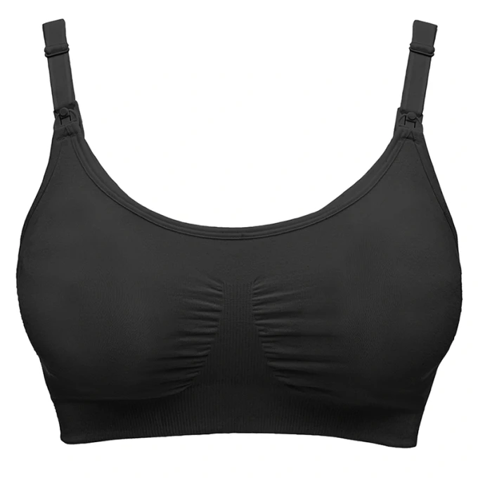 Medela 3-i-1 Amnings- och Pumpnings-BH Svart XL Medela